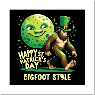 Bigfoot Style - Celebrating St. Patrick's Day Posters and Art